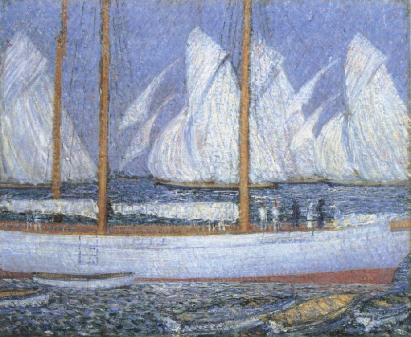 A Procession of Yachts, Philip Wilson Steer